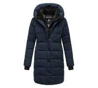Steppmantel NAVAHOO "Knutschilein" Gr. L (40), blau (navy) Damen Mäntel Übergangsmäntel Stylischer Damenmantel mit abnehmbarem Fleece-Kragen (71773256-L)