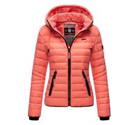 Steppjacke NAVAHOO "Lulana", Damen, Gr. XL (42), orange (koralle), Oberstoff: 100% Nylon. Futter: 100% Polyester. Wattierung: 100% Polyester. Ärmelfutter: 100% Polyester, figurbetont hüftlang, Ärmel o