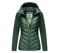 Navahoo Damen Steppjacke Nimm mich mit - Figurbetont, Stylisch & Bequem mit Kapuze XS