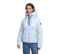 Navahoo Damen Steppjacke Winterjacke Stehkragen gefüttert B930 [B930-Amay-Pastel-Blue-Gr.M]
