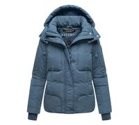 Steppjacke NAVAHOO "Zauberlicht 14", Damen, Gr. XL (42), blau, Obermaterial: 100% Polyester, Innenfutter: 100% Polyester, Wattierung: 100% Polyester, Ärmelfutter: 100% Polyester, gerade hüftbedeckend,