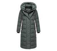 Navahoo Damen Steppmantel Engelsfeder XIV - warm, stilvoll & funktional XL