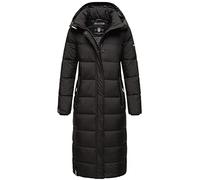 Navahoo Damen Steppmantel Lang Stepp Wintermantel Parka Kapuze Isalie XS - XXL (DE/NL/SE/PL, Alphanumerisch, XXL, Regular, Regular, Schwarz)