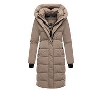 Steppmantel NAVAHOO "Laubzauber 14", Damen, Gr. XL (42), beige (taupe), Obermaterial: 100% Polyester; Innenfutter: 100% Polyester; Wattierung: 100% Polyester; Ärmelfutter: 100% Polyester, tailliert kn