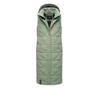 Navahoo Damen Steppweste Brezelchen - Lang & Stylisch Warm L