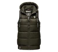 Navahoo Damen Steppweste Kassidy - Leicht & Modern mit Kapuze XS