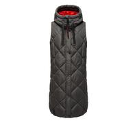 Navahoo Damen Steppweste Schnuckel - Lang & Stylisch mit Kapuze M