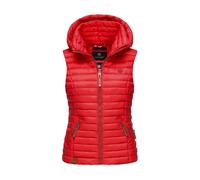 Navahoo Steppweste »Shadaa« stylische ärmellose Damen Weste mit Kapuze, rot