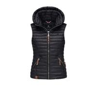 Navahoo Damen Steppweste Shadaa - Leichte Weste mit Abnehmbarer Kapuze XS