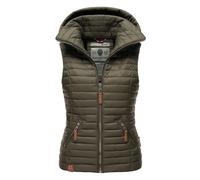 Navahoo Damen Steppweste Shadaa - Leichte Weste mit Abnehmbarer Kapuze XS