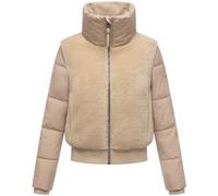 Plüschjacke NAVAHOO "Teddyzone 14", Damen, Gr. S (36), beige, Obermaterial 1: 100% Polyester. Obermaterial 2: 100% Polyester. Innenfutter: 100% Polyester. Wattierung: 100% Polyester. Ärmelfutter: 100%