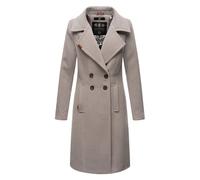 Navahoo Damen Trenchcoat Wooly - Premium Wintermantel mit Eleganter Passform M