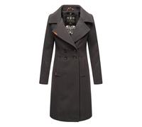 Navahoo Damen Trenchcoat Wooly - Premium Wintermantel mit Eleganter Passform XL