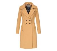 Navahoo Damen Trenchcoat Wooly - Premium Wintermantel mit Eleganter Passform XL
