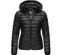 Navahoo Steppjacke »Lulana« leichte Übergangsjacke mit Kapuze, schwarz