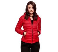 Navahoo Steppjacke »Kimuk« leichte Übergangsjacke mit Kapuze, rot