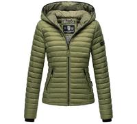 Navahoo Damen Übergangs Stepp Jacke mit Kapuze B348 [B348-Kimuk-Dusty-Olive-Gr.S]