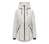 Outdoorjacke NAVAHOO "Blumentanz 14", Damen, Gr. L (40), weiß (bone), Obermaterial: 100% Polyester. Innenfutter: 100% Polyester. Ärmelfutter: 100% Polyester, tailliert hüftbedeckend, hoch geschlossene