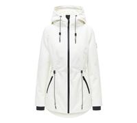 Outdoorjacke NAVAHOO "Blumentanz 14", Damen, Gr. M (38), weiß (sanftes weiß), Obermaterial: 100% Polyester. Innenfutter: 100% Polyester. Ärmelfutter: 100% Polyester, tailliert hüftbedeckend, hoch gesc