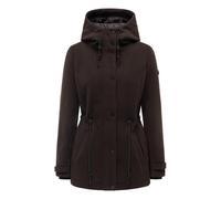Kurzmantel NAVAHOO "Lächelstern 14", Damen, Gr. XL (42), braun, Obermaterial: 100% Polyester. Innenfutter: 100% Polyester. Ärmelfutter: 100% Polyester, tailliert Po-bedeckend, hoch geschlossener Aussc