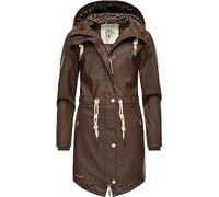 Regenjacke NAVAHOO "Tropical Stormoo", Damen, Gr. L (40), braun (dunkelbraun), Obermaterial: 70% Polyester, 30% Polyurethan, Innenfutter: 100% Polyester, Ärmelfutter: 100% Polyester, Wattierung: 100% 