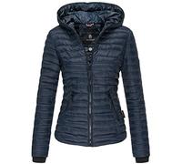 Navahoo Damen Übergangsjacke Steppjacke mit Kapuze gesteppt 11 Farben XS-XXL Kimu