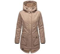 Leichter Parka mit Kapuze "Brinjaa" Taupe Grey S