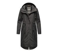 Navahoo Damen Parka leicht Übergangs-Jacke mit Kapuze Josinaa Anthracite Gr. XS