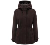 Kurzmantel NAVAHOO "Lächelstern 14", Damen, Gr. M (38), braun, Obermaterial: 100% Polyester. Innenfutter: 100% Polyester. Ärmelfutter: 100% Polyester, tailliert Po-bedeckend, hoch geschlossener Aussch