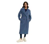 Navahoo Damen Übergangsmantel (XS-3XL) - Eleganter Mantel mit Reverkragen, Mantel im Trenchcoat Stil, Warme Jacke Frauen - N052 (L, DustyBlue)