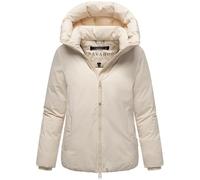 Winterjacke NAVAHOO "Blütenlicht 14", Damen, Gr. M38, cream, Obermaterial: 100% Polyester, Innenfutter: 100% Polyester, Wattierung: 100% Polyester, Ärmelfutter: 100% Polyester, gerade hüftbedeckend, h