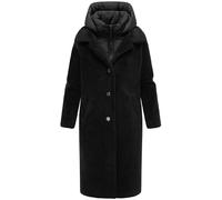 Plüschmantel aus Teddyfleece "Teddyzauber 14" Black L