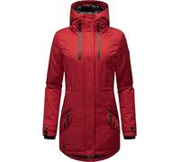 Navahoo Damen Warmer Winter Kurzmantel Avrille II Blood Red Gr. M