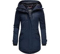 Navahoo Damen Warmer Winter Kurzmantel Avrille II Navy Gr. XS