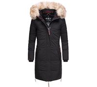 Navahoo Damen Warmer Winter Steppmantel Halina Schwarz Gr. XXL