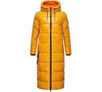 Navahoo Damen Warmer Winter Steppmantel mit Kapuze Schmuseengel Yellow Gr. S
