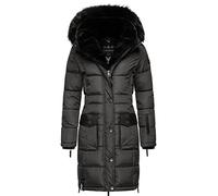 Navahoo Damen Warmer Winter Steppmantel Sinja Anthracite Gr. XXL