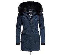 Navahoo Damen Warmer Winterparka mit Kapuze Luluna Prc Blau Gr. XS