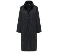 Navahoo Damen wasserdichter Parka lange Übergangsjacke mit krempelbaren Ärmeln Zenblüte 14 Black Gr. L