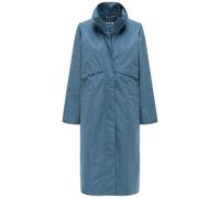 Navahoo Damen wasserdichter Parka lange Übergangsjacke mit krempelbaren Ärmeln Zenblüte 14 Dusty Blue Gr. L