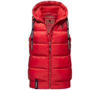 Navahoo Damen Weste Damenjacke Windbreaker Steppweste Outdoor Kassidy Rot 38 - M