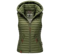 Leichte Steppweste mit abnehmbarer Kapuze "Shadaa" Dusty Olive XS