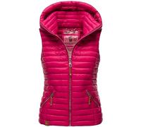 Navahoo Damen Weste Steppweste gesteppt Frühjahr Übergangsweste B696 [B696-Shad-Fuchsia-Gr.XS]
