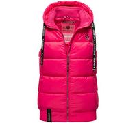 Navahoo Steppweste »Kassidy« stylische ärmellose Damen Weste mit Kapuze, pink