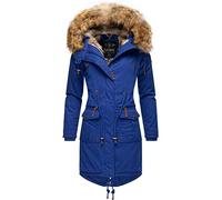 Navahoo Damen Winter Jacke Warmer Winterparka mit Kapuze Rosinchen Blue Jean Gr. M