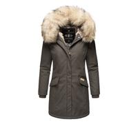 Navahoo Damen Winter Parka Cristal - Premium Kollektion mit Abnehmbarem Kunstfellkragen S