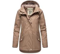 Navahoo Damen Winter Regenjacke mit Kapuze Regenmantel Teddyyfell Wasserdicht B933