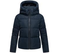 Navahoo Damen Winter Steppjacke gesteppt Winterjacke Kapuze gefüttert Frostherz XS - XXL (DE/NL/SE/PL, Alphanumerisch, XL, Regular, Regular, Navy)
