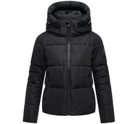 Navahoo Damen Winter Steppjacke gesteppt Winterjacke Kapuze gefüttert Frostherz XS - XXL (DE/NL/SE/PL, Alphanumerisch, XL, Regular, Regular, Schwarz)