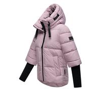 Winter Steppjacke mit Rippstrickärmeln "Lotusherz XIV" Lilac Rose XL